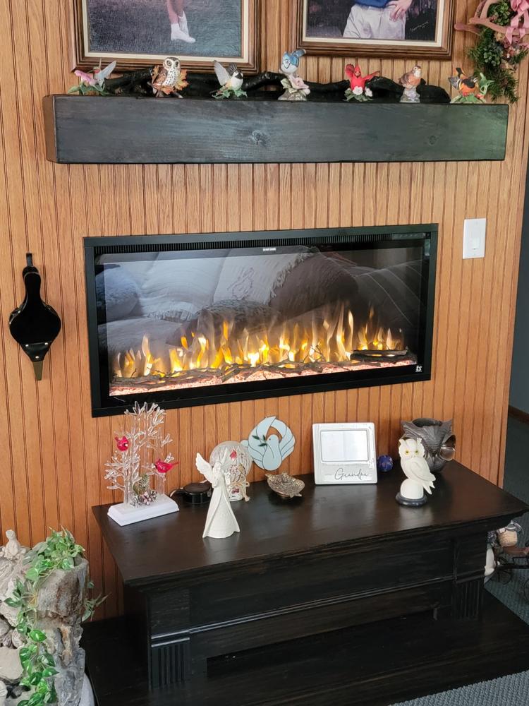 Sideline Elite 42 inch Recessed Smart Electric Fireplace 80042 - Customer Photo From donald jenks
