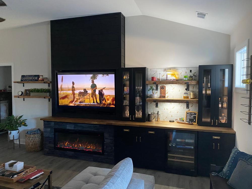 Sideline Elite Pro 50-inch Smart Electric Fireplace 80057 - Customer Photo From Brian Lashbrook