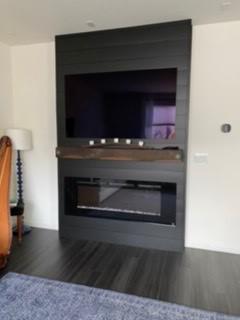 The Sideline 60 Inch Recessed Smart Electric Fireplace 80011 - Customer Photo From Lauren Sharkey