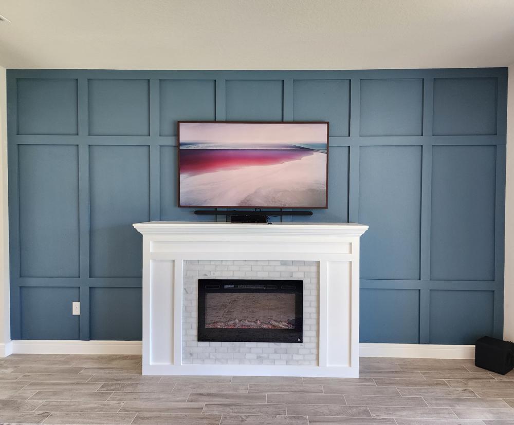The Sideline 36 Inch Recessed Smart Electric Fireplace 80014 - Customer Photo From Vinny Mo