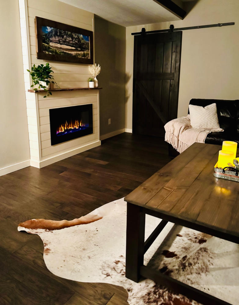 The Sideline 40 Inch Recessed Smart Electric Fireplace 80027 - Customer Photo From Andrea DeLong