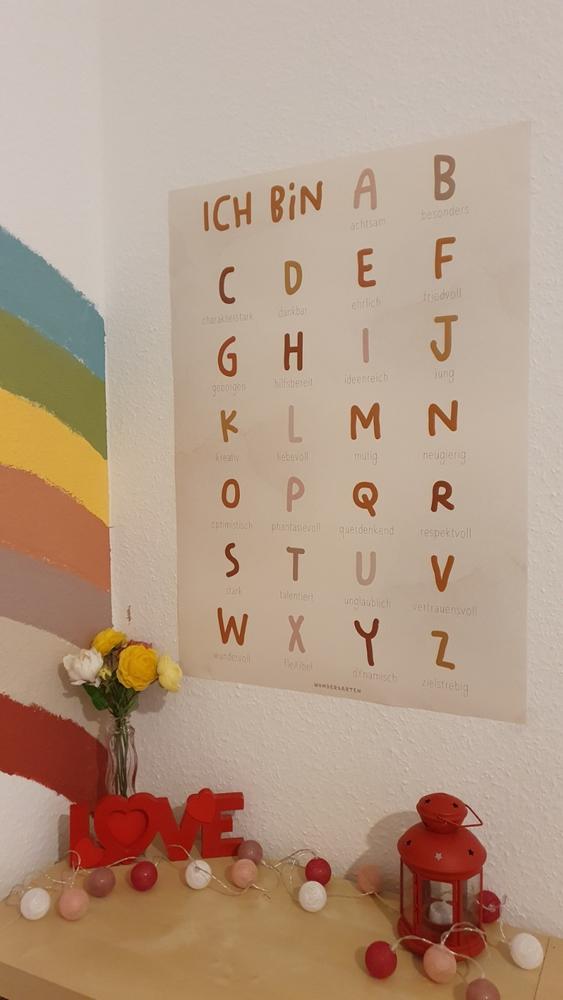 "Mein besonderes Alphabet"-Poster - Customer Photo From Caroline Darr
