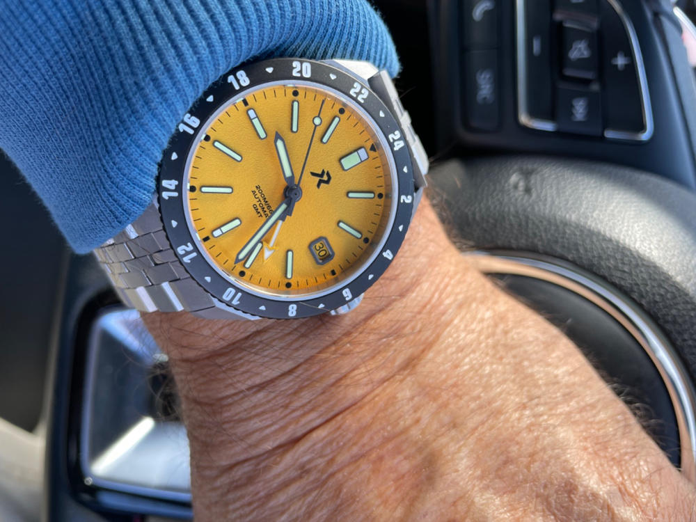 ASCENTUS GMT - Medallion Yellow - Customer Photo From Will Mackay