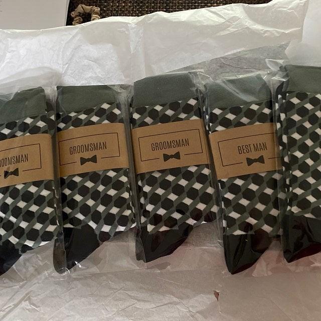 Green & Dark Navy Funky Socks | Men