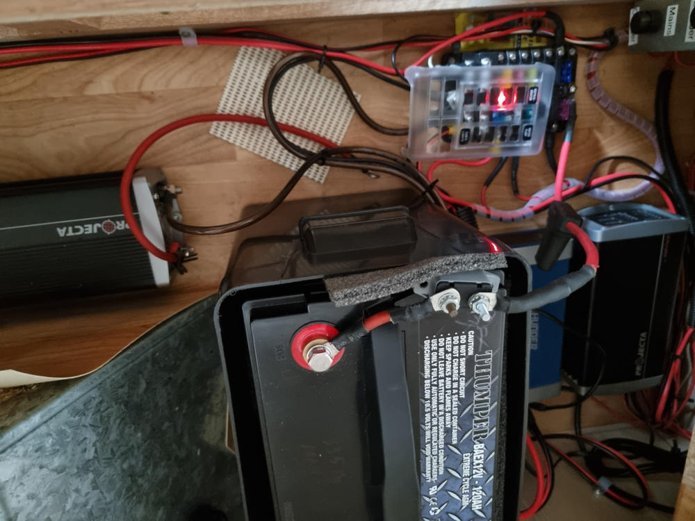 Thumper Extreme 120 AH AGM Battery | Caravan / AUX battery - Customer Photo From Anonymous