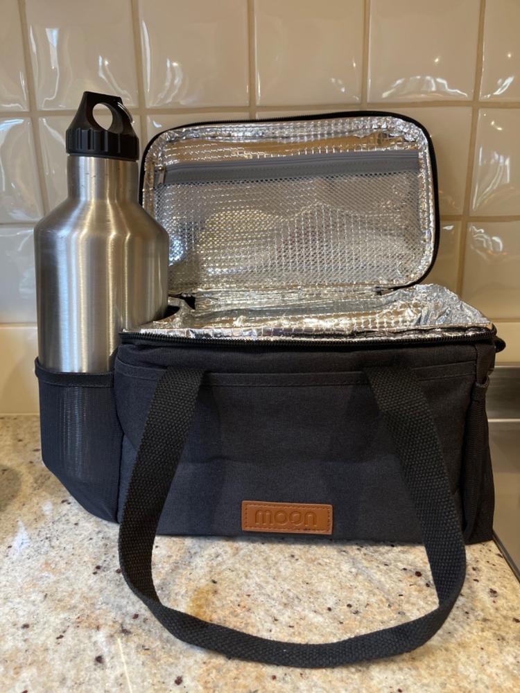 Moon Lunch Bags - Insulated Food Bag - Customer Photo From Nicole Roberts