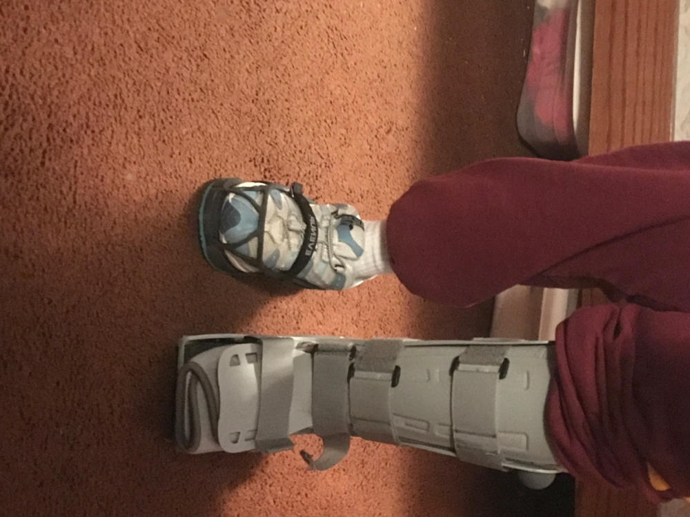 EVENup Shoe Balancer | Leveler and Lift for Uneven Legs to Wear With Walking Boot - Customer Photo From Linda Zelmer 