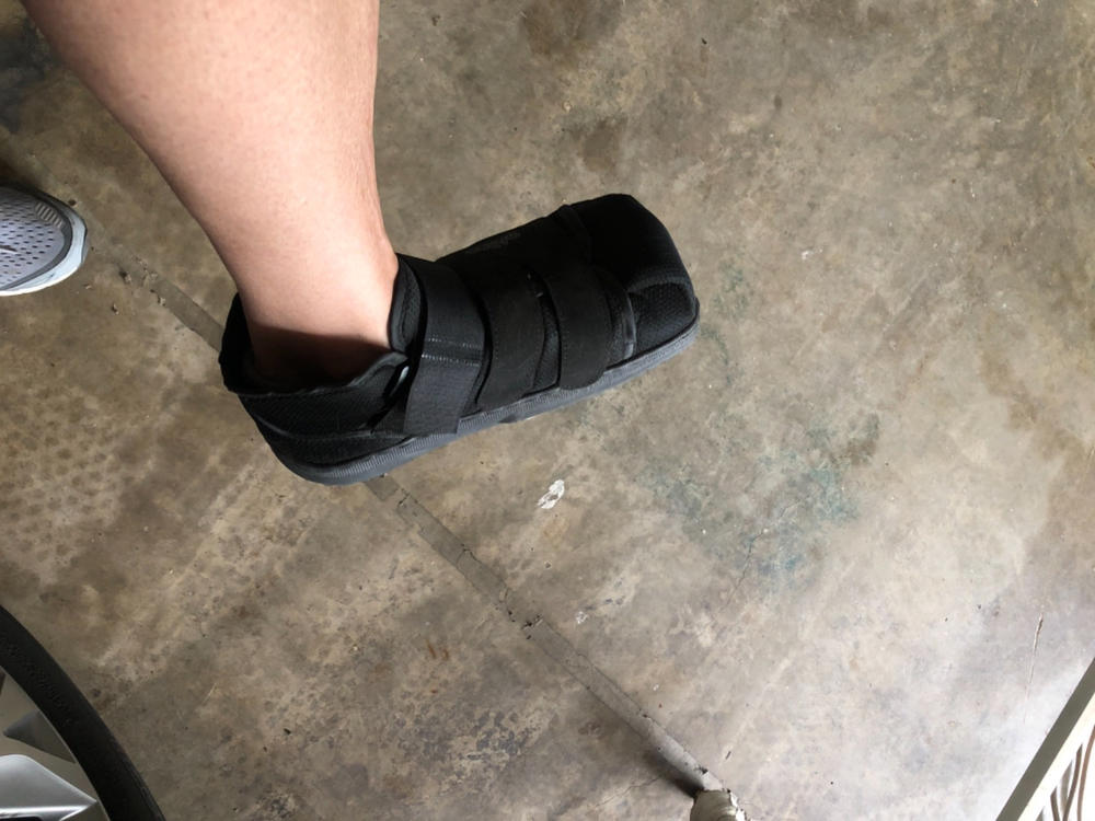 Closed Toe Medical Walking Shoe / Foot Protection Boot - Customer Photo From Marty Avary 