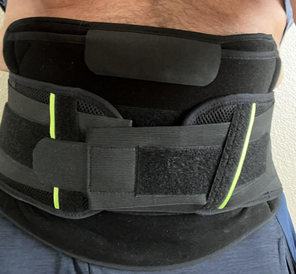 Braceability Herniated Disc Back Brace | Plus Size XXXL Support Belt for Slipped & Bulging Herniation - 3XL