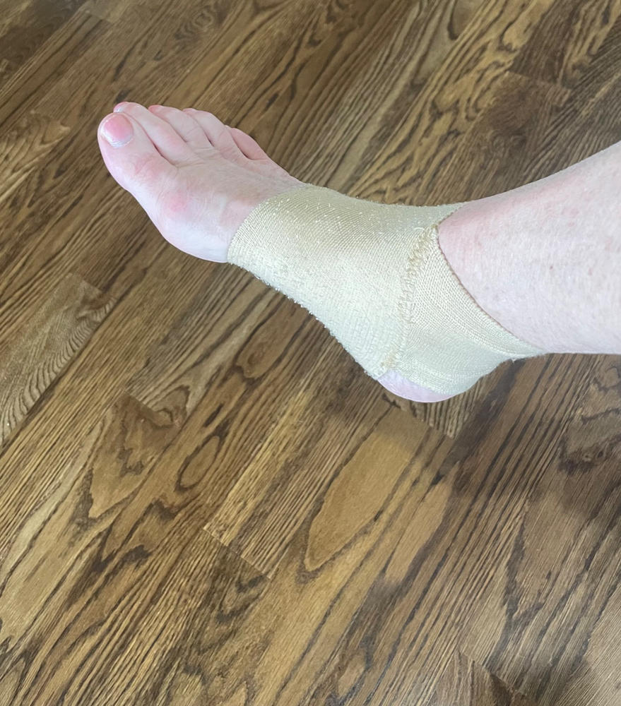 Elastic Ankle Brace for Gymnastics, Dance & Athletic Support - Customer Photo From Mary Oliva Backs