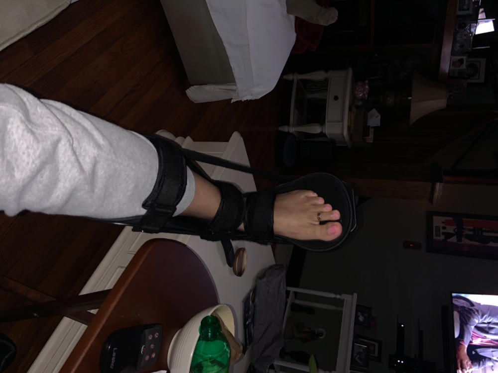 Plantar Fasciitis Night Splint Boot | Dorsiflexion Foot Brace for Calf Stretching, Heel & Arch Pain - Customer Photo From PJ Jones