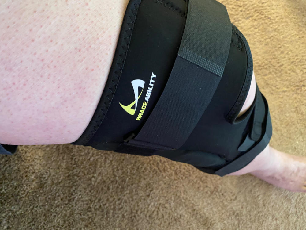 Obesity Knee Pain Brace | Big Hinged Bariatric Support for Overweight Person with Large Thighs & Legs - Customer Photo From mark chaplin
