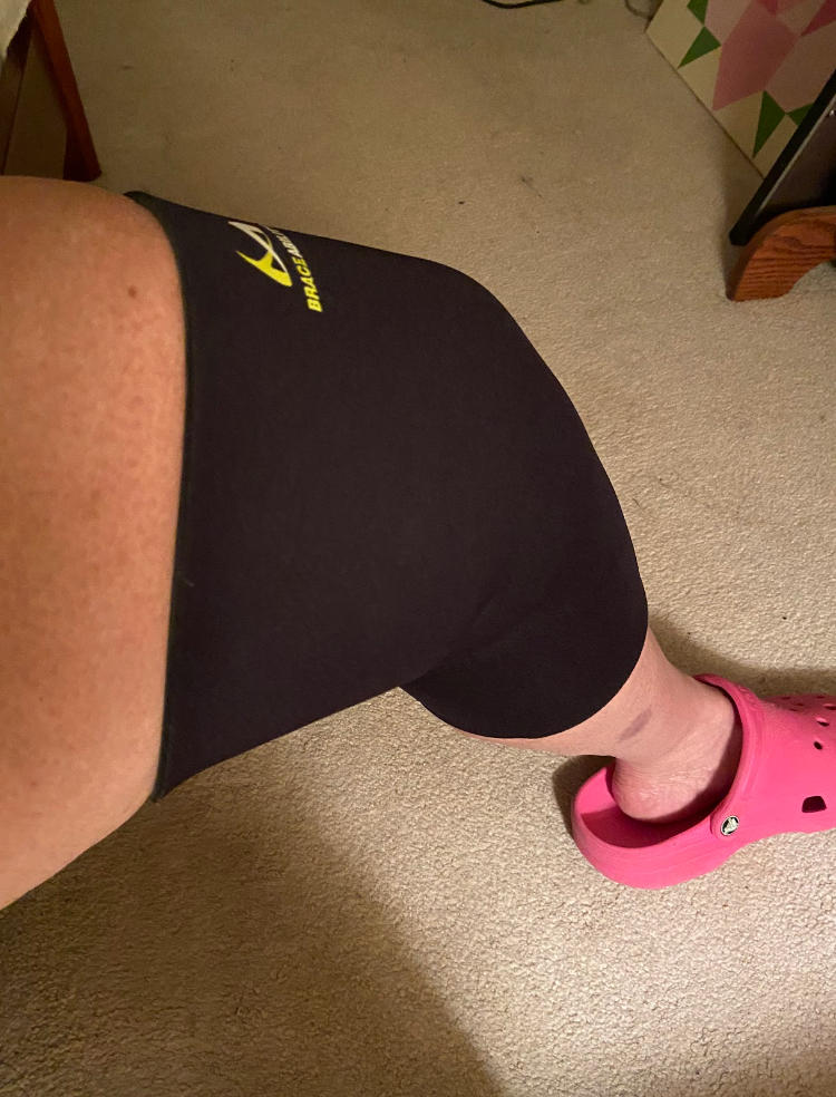 Plus Size Neoprene Knee Compression Sleeve | Large Brace for Arthritis Pain & Support (up to 6XL) - Customer Photo From Ronda Rose
