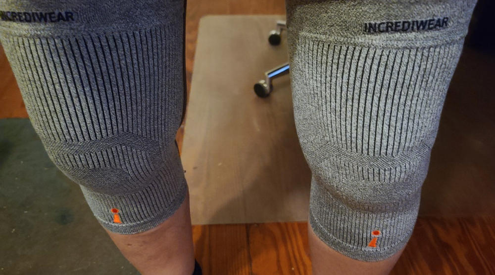 Compression Knee Sleeve | Athletic Knit Support Brace for Running and Sports Pain Relief - Customer Photo From George McMichael