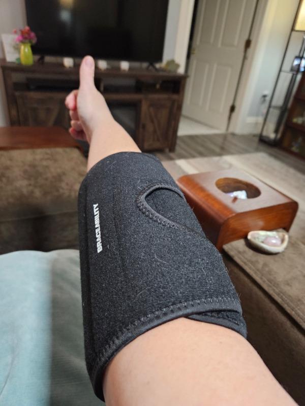 Cubital Tunnel Brace | Elbow Immobilizer Sleeping Splint for Ulnar Nerve Pain and Tendonitis Treatment - Customer Photo From Jaime Williams