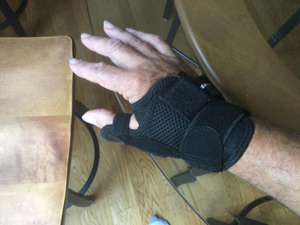 Trigger Thumb Splint | CMC Joint Spica Wrist Brace for Arthritis, Sprains, and Tendonitis Treatment - Customer Photo From Jeff Malecki