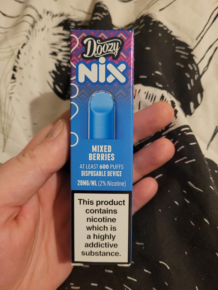 Doozy Nix Disposable Vape - Customer Photo From Hannah denford