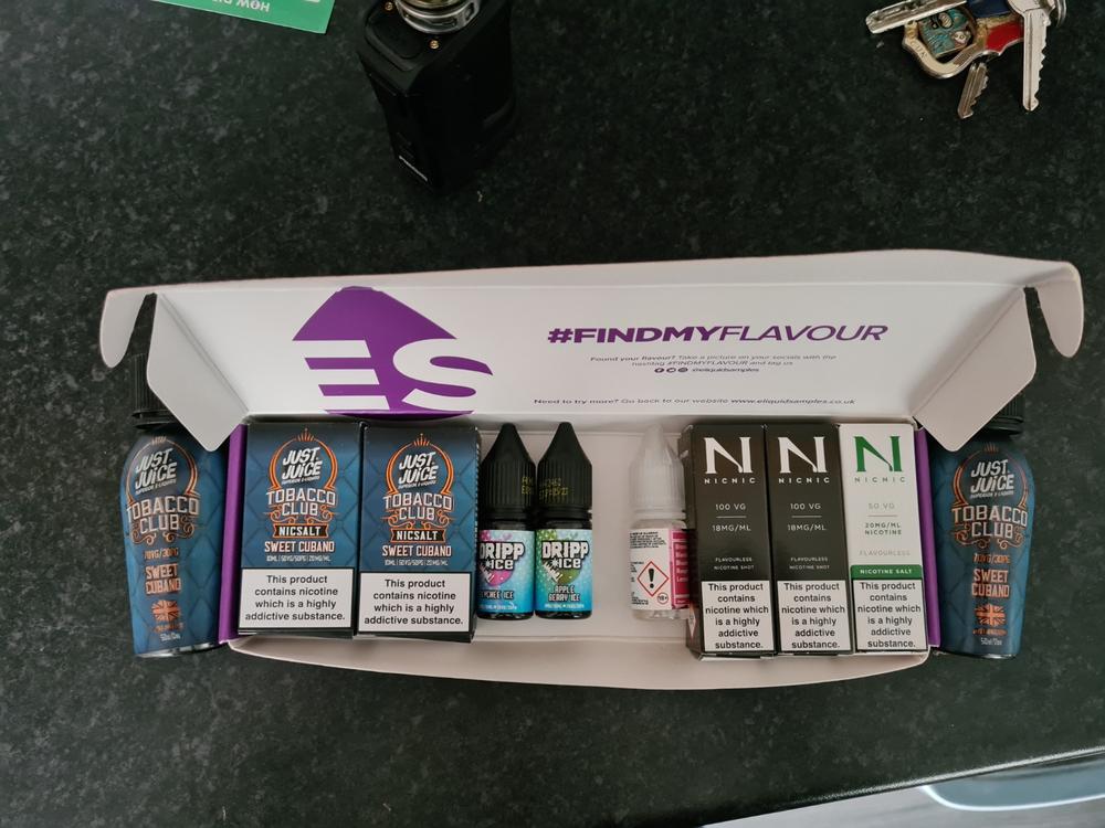 Just Juice Tobacco Club Shortfill - 4 Flavours Available - Customer Photo From Gavin Taylor