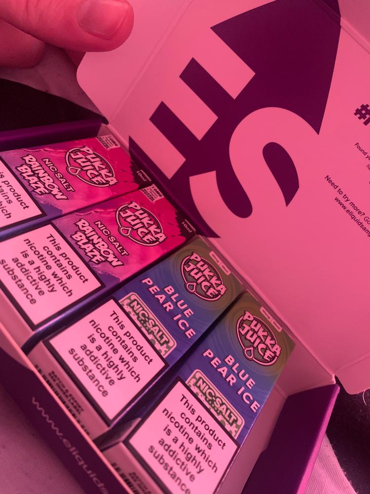 Pukka Juice Blaze Nic Salts - 5 Flavours Available - Customer Photo From Emma Wiseman