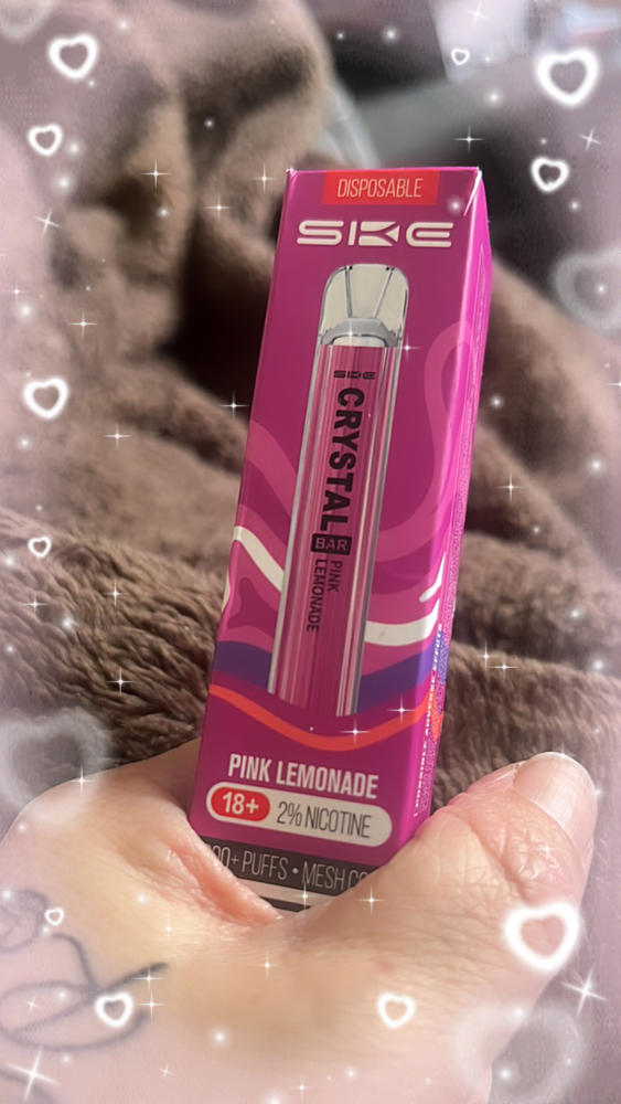 Crystal Bar Disposable Vape 20mg - Customer Photo From Rachel Brown 