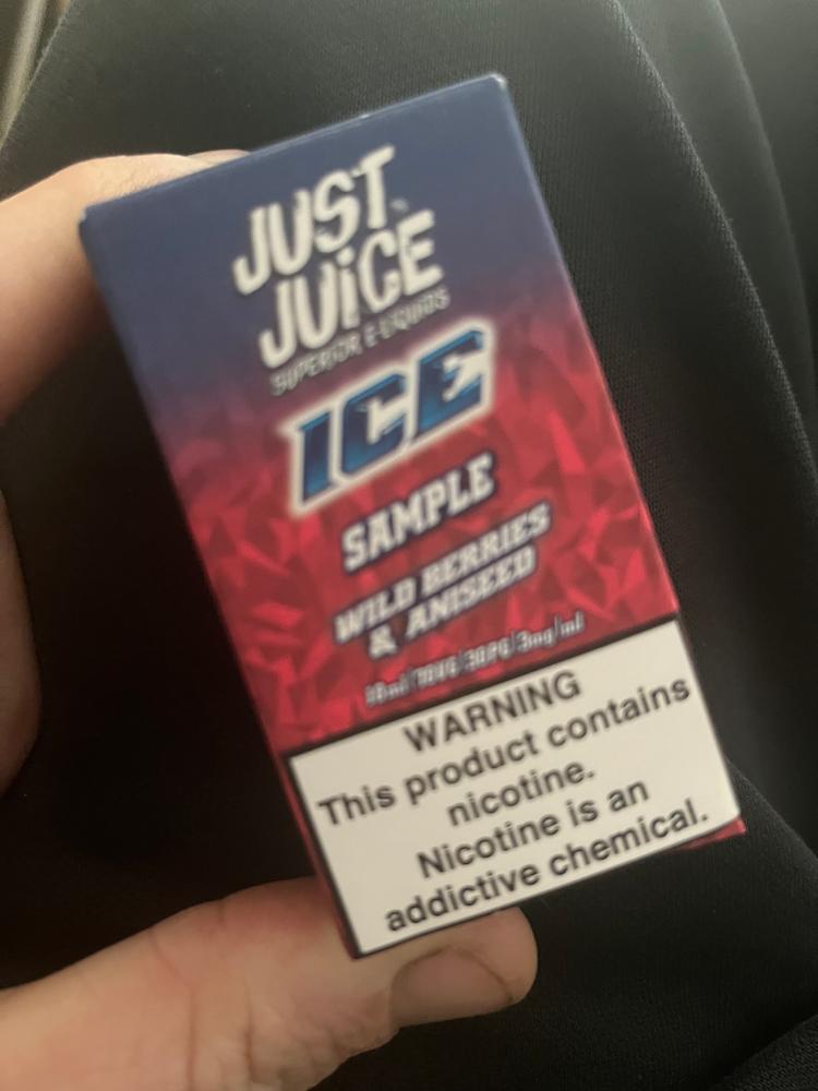 Just Juice Ice Nic Salts - 5 Flavours Available - Customer Photo From Ben Evans