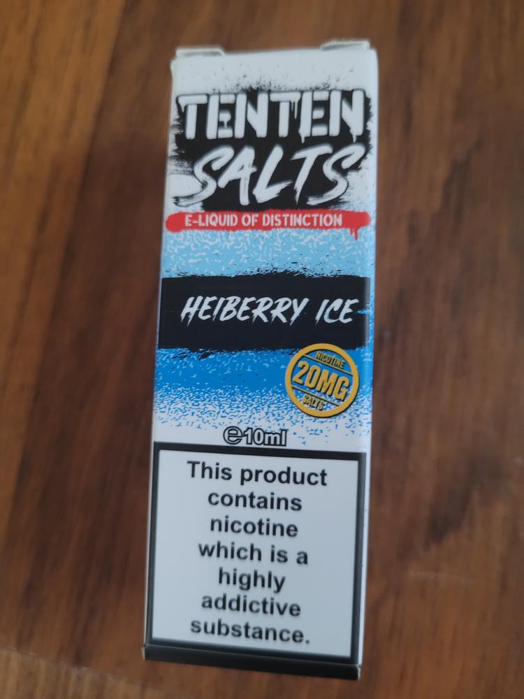 Ten Ten Nic Salts - Customer Photo From Susan mc 