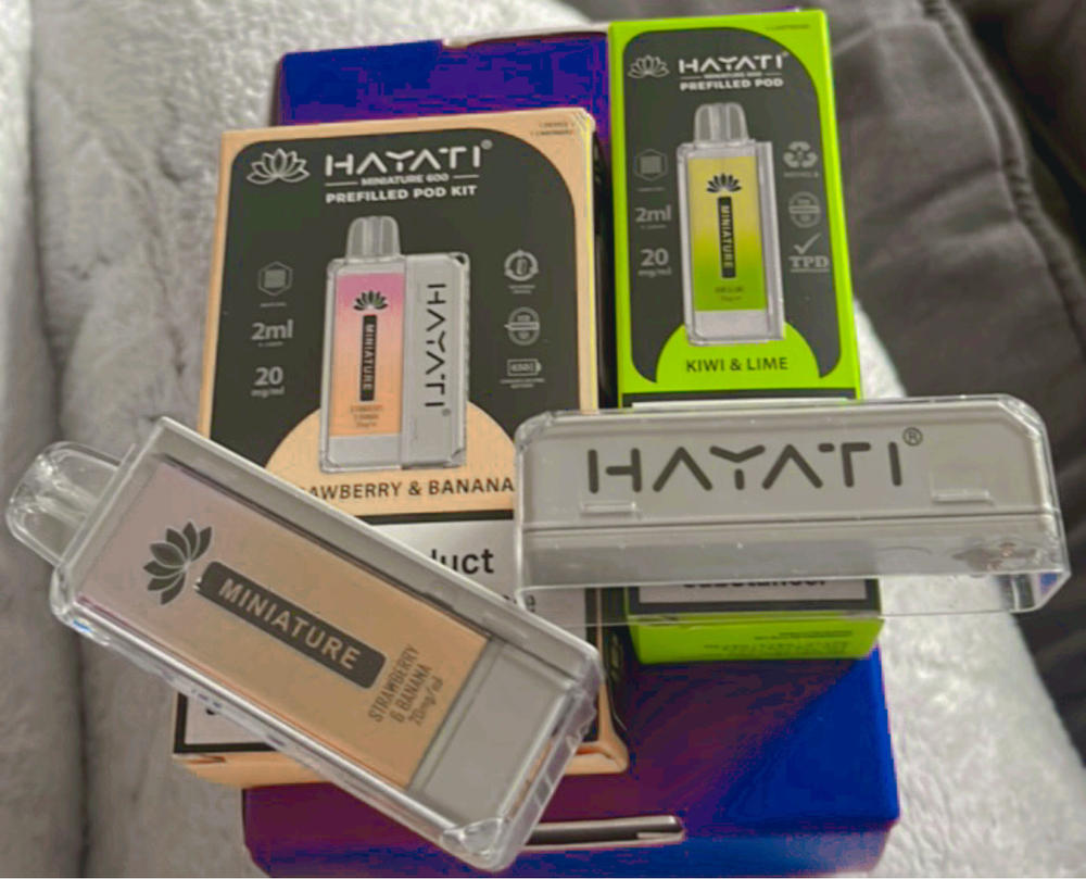 Hayati Miniature 600 Prefilled Pod Kit - Customer Photo From Rachel 