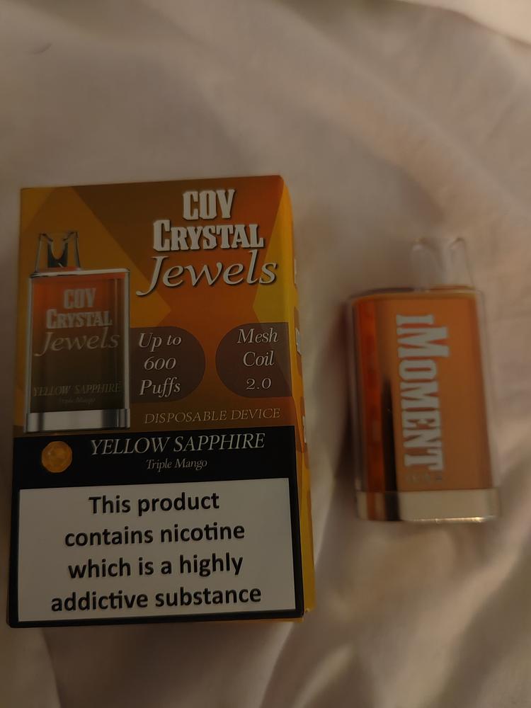 Chief Of Vapes Crystal Jewels Disposable Vape - Customer Photo From Ross knight