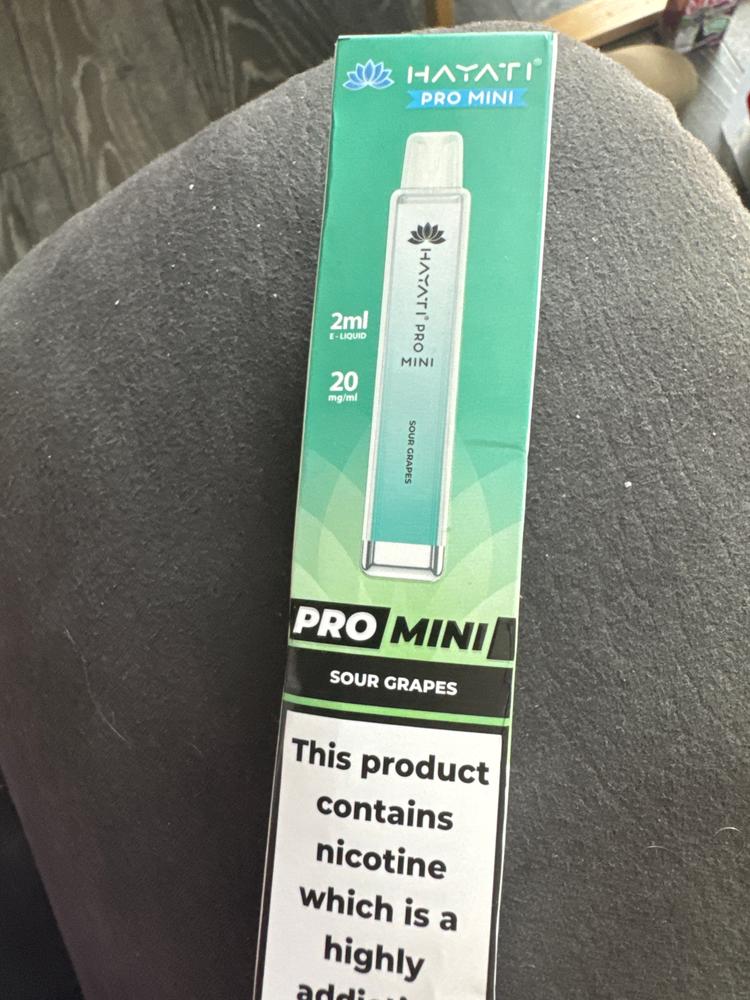 Hayati Pro Mini Disposable Vape - Customer Photo From Jonnie_mca