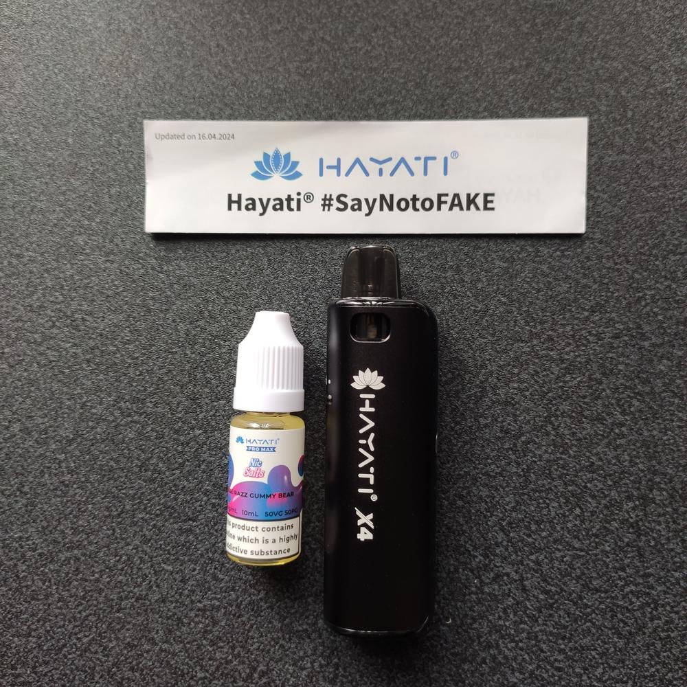 Hayati Pro Max Nic Salts - Customer Photo From scorpion_vapez