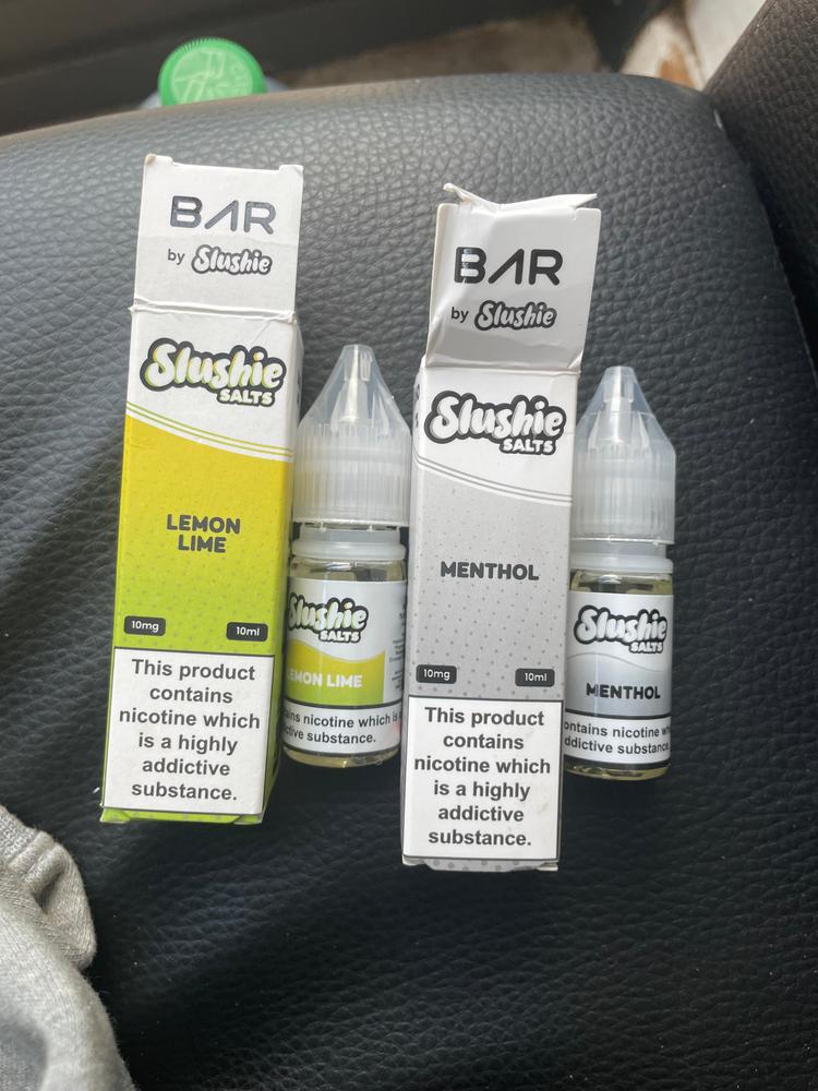 Slushie Bar Salts 10mg Nic Salts - Customer Photo From Caitlin smith 