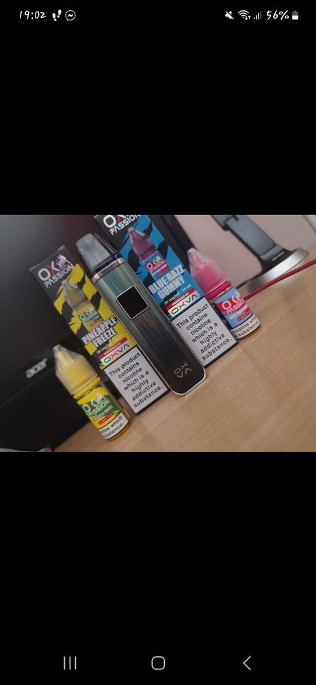 Oxva OX Passion Nic Salts - Customer Photo From Adam chetwynd