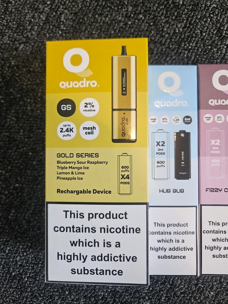 Quadro 4 in 1 2.4k Multi Flavour Edition - Customer Photo From David Kelly 