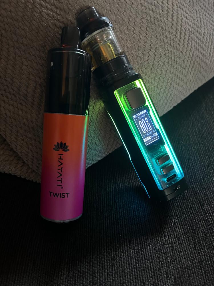 Hayati Twist 5000 Disposable Pod Kit - Customer Photo From Dave Elliott 