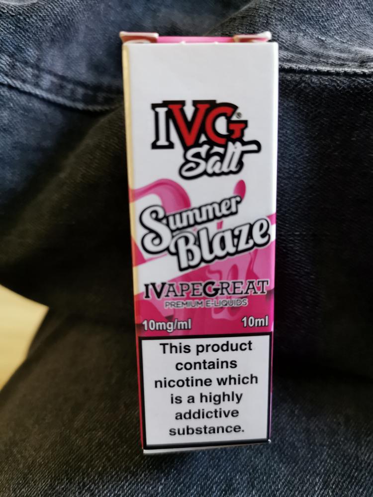 Summer Blaze - Fruits - Nic Salts - IVG - Customer Photo From Adam riley