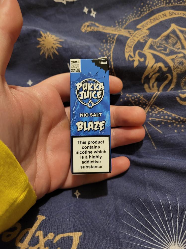 Blaze - Blaze - Nic Salts - Pukka Juice - Customer Photo From Hannah denford