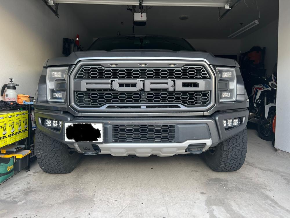 thumbnail image 2 of IJDMTOY Lower Grille License Plate Relocation Kit For Ford Raptor (2010-2020) - No Drill 2 of 4