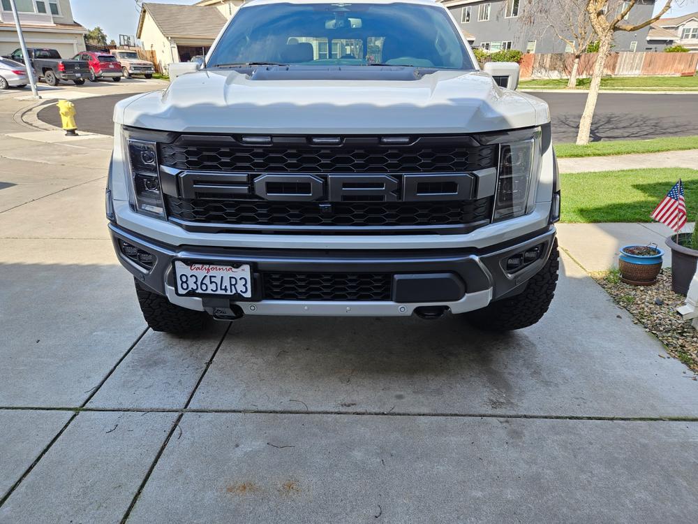 F250 F350 and Tremor Front License Plate Relocation Bracket