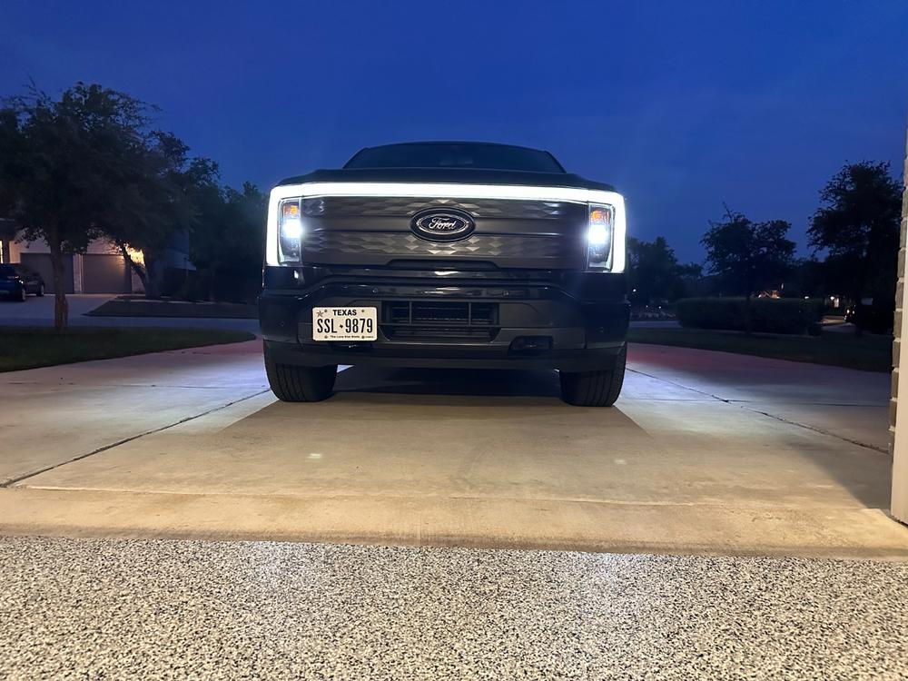F250 F350 and Tremor Front License Plate Relocation Bracket