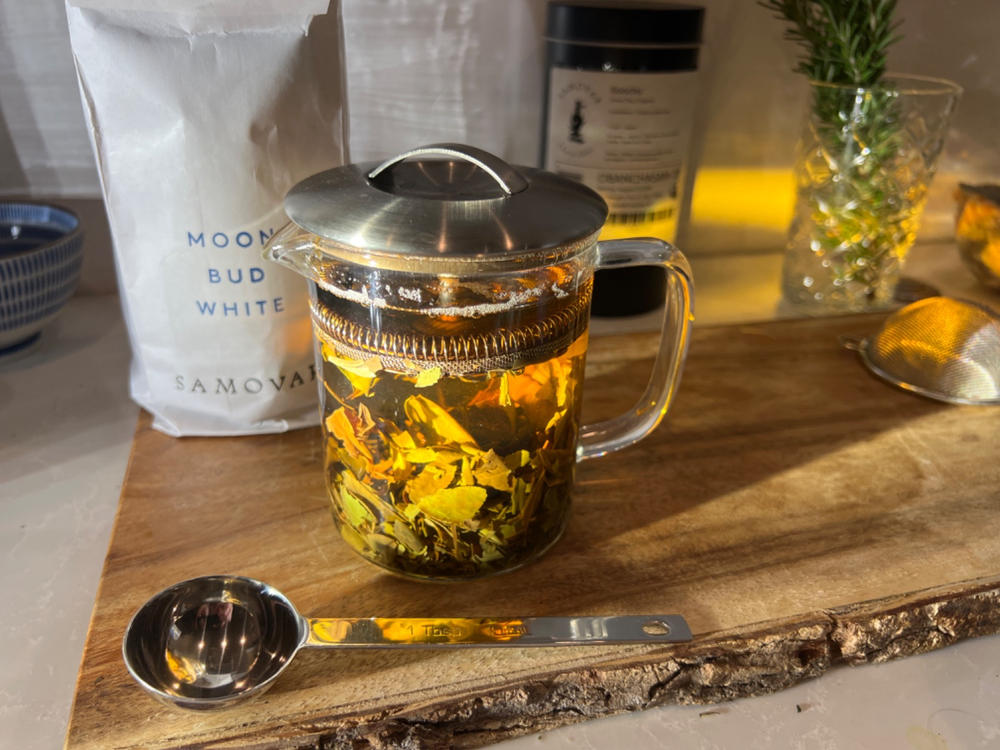 Tea Kettle Tea Cooker Tea Brewing Pot Household Steam Teapot Small Pu'er  Teapot Glass Health Pot Portable Kettle Samovar