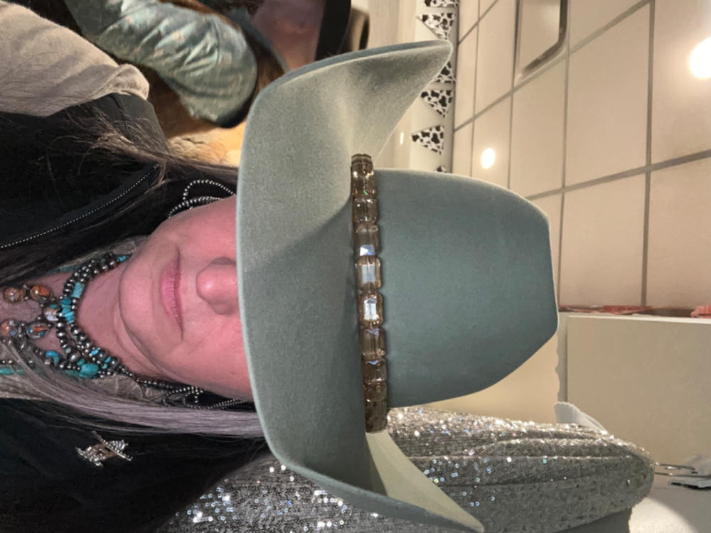 Champagne Hat Band - Customer Photo From Anonymous