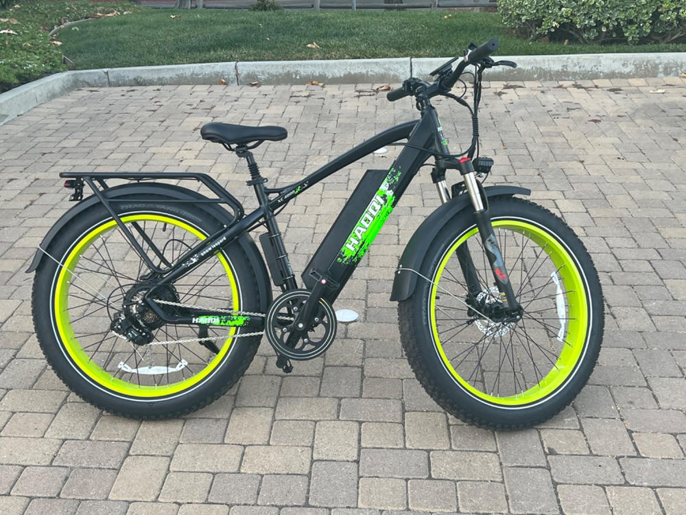 HAOQI Green Leopard Pro Fat Tire Electric Bike - Customer Photo From Timothy LeMay