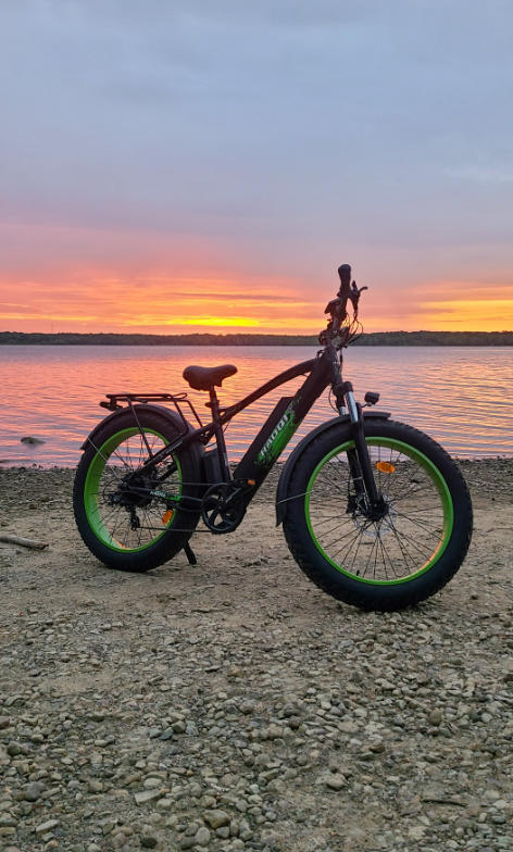 HAOQI Green Leopard Pro Fat Tire Electric Bike - Customer Photo From Jeffrey Talbot