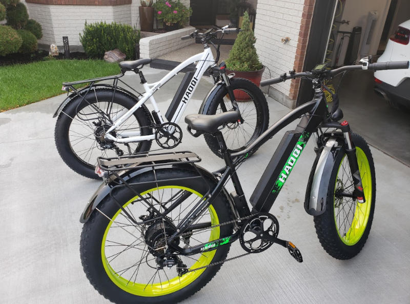 HAOQI Green Leopard Pro Fat Tire Electric Bike - Customer Photo From ALFREDO APARICIO