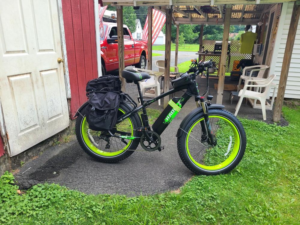HAOQI Green Leopard Pro Fat Tire Electric Bike - Customer Photo From David Miller