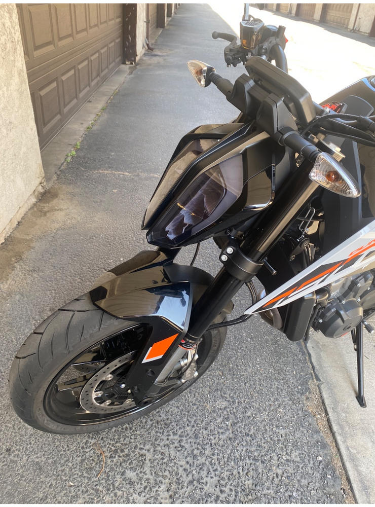 KTM 790 Duke (2017-2020) Headlight Covers - Customer Photo From Anonymous