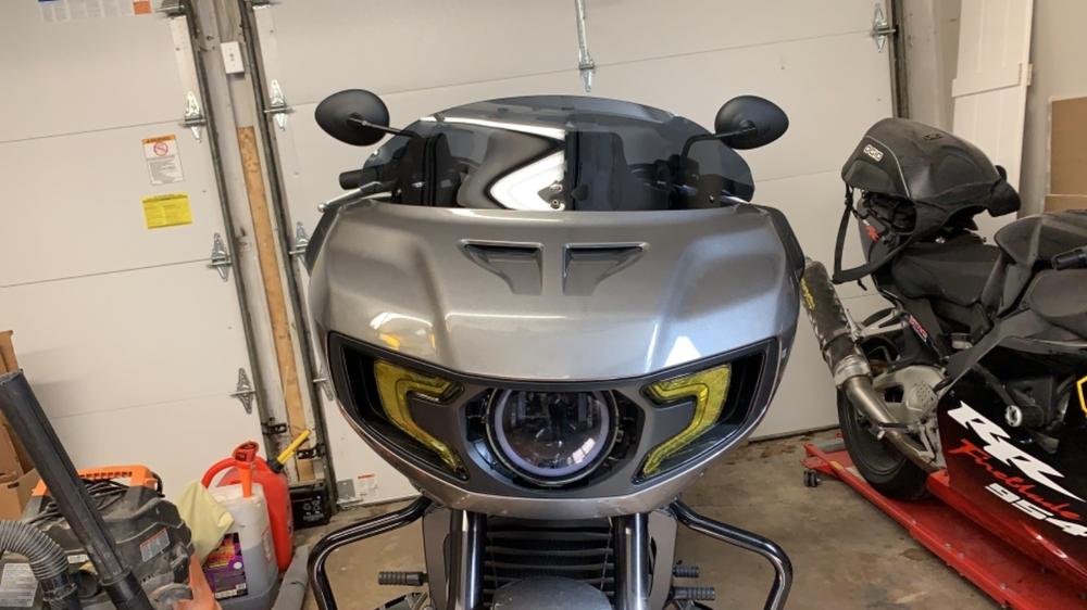 Indian Challenger (2020+ ) Daytime Running Light Covers - Customer Photo From Brandon Corey