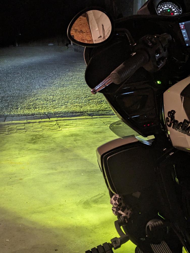 Indian Challenger (20-  ) Daytime Running Light Covers - Customer Photo From Calvin Craner