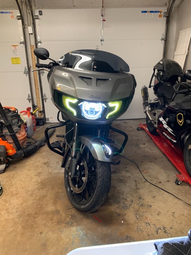 Indian Challenger (2020+ ) Daytime Running Light Covers - Customer Photo From Brandon Corey