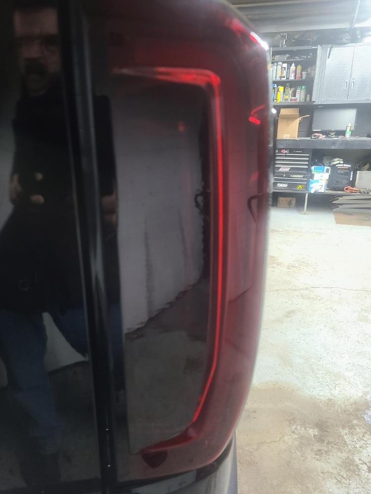 GMC Sierra 2500HD, 3500HD (2020+  ) Tail Light Covers - Customer Photo From Roderick Howse